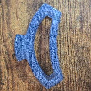 Teleties Denim Open Claw Hair Clip Medium
